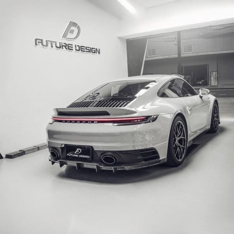 Porsche Carrera/Targa/Convertible (992/911) Future Design Carbon Fibre Side Skirts - Future Design Side Skirts