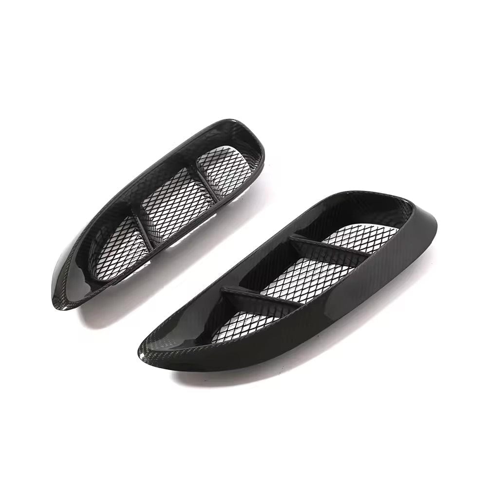 Porsche Cayman/Boxter (718) OEM+ Carbon Fibre Intake Vent Trims - Twenty Two Tuning Rear Fender Vent