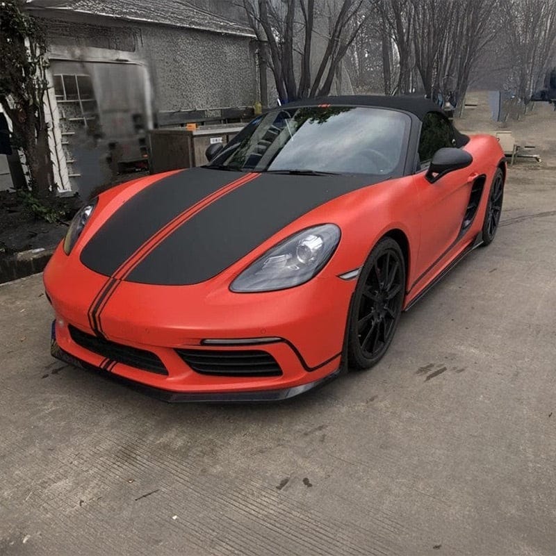 Porsche Cayman/Boxter (718) RS Style Carbon Fibre Side Skirts - Twenty Two Tuning Side Skirts