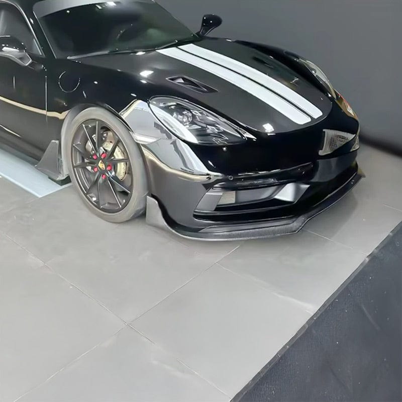 Porsche Cayman/Boxter GTS (718) T Style Carbon Fibre Front Lip - Twenty Two Tuning Front Lip