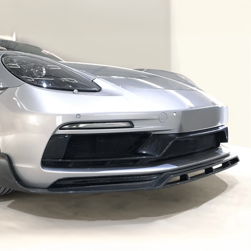Porsche Cayman/Boxter GTS (718) T Style Carbon Fibre Front Lip - Twenty Two Tuning Front Lip