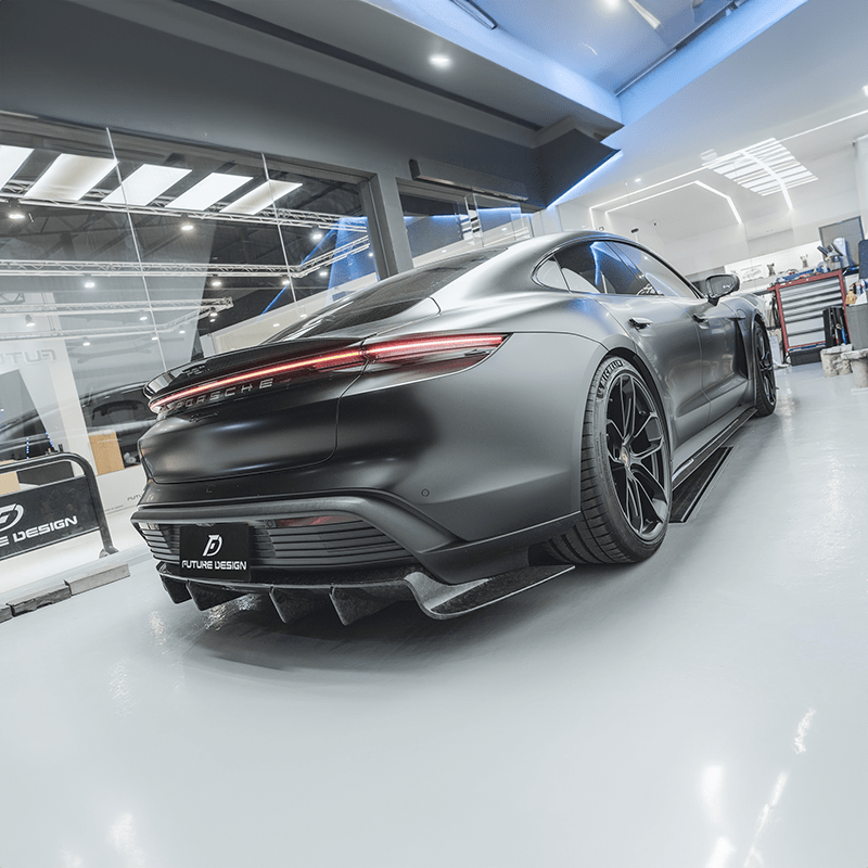 Porsche Taycan 9J1 PSM Dynamic Carbon Fiber Rear Spoiler
