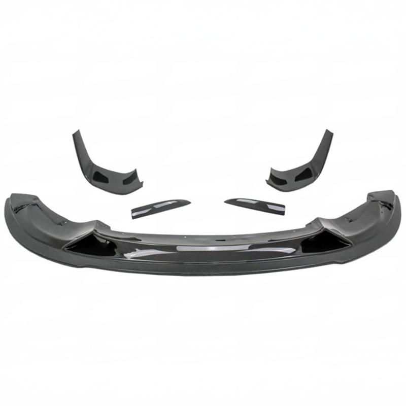 REVOZPORT Style Carbon Fiber Front Lip Spoiler - Compatible with BMW M3/M4 (F80/F82/F83) - Twenty Two Tuning Front Lip