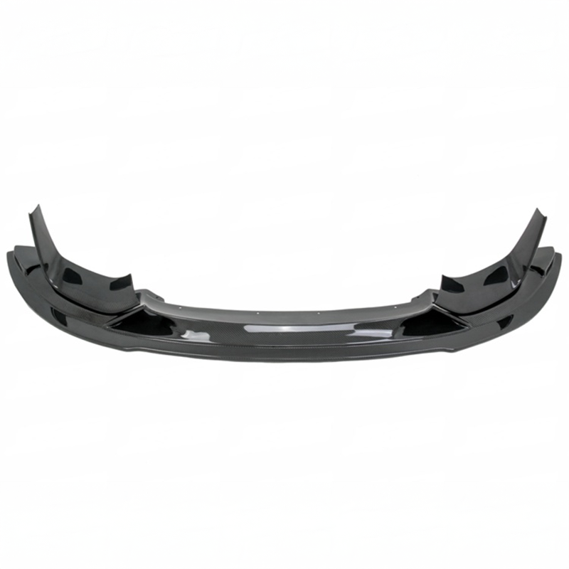 REVOZPORT Style Carbon Fiber Front Lip Spoiler - Compatible with BMW M3/M4 (F80/F82/F83) - Twenty Two Tuning Front Lip