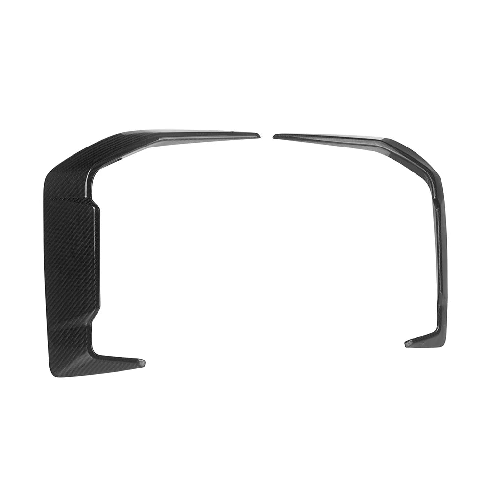 SOOQOO Carbon Fiber Front Bumper Inserts - Compatible with BMW 5 Series (G60/G61) - SOOQOO Official Front Canards/Bumper Inserts