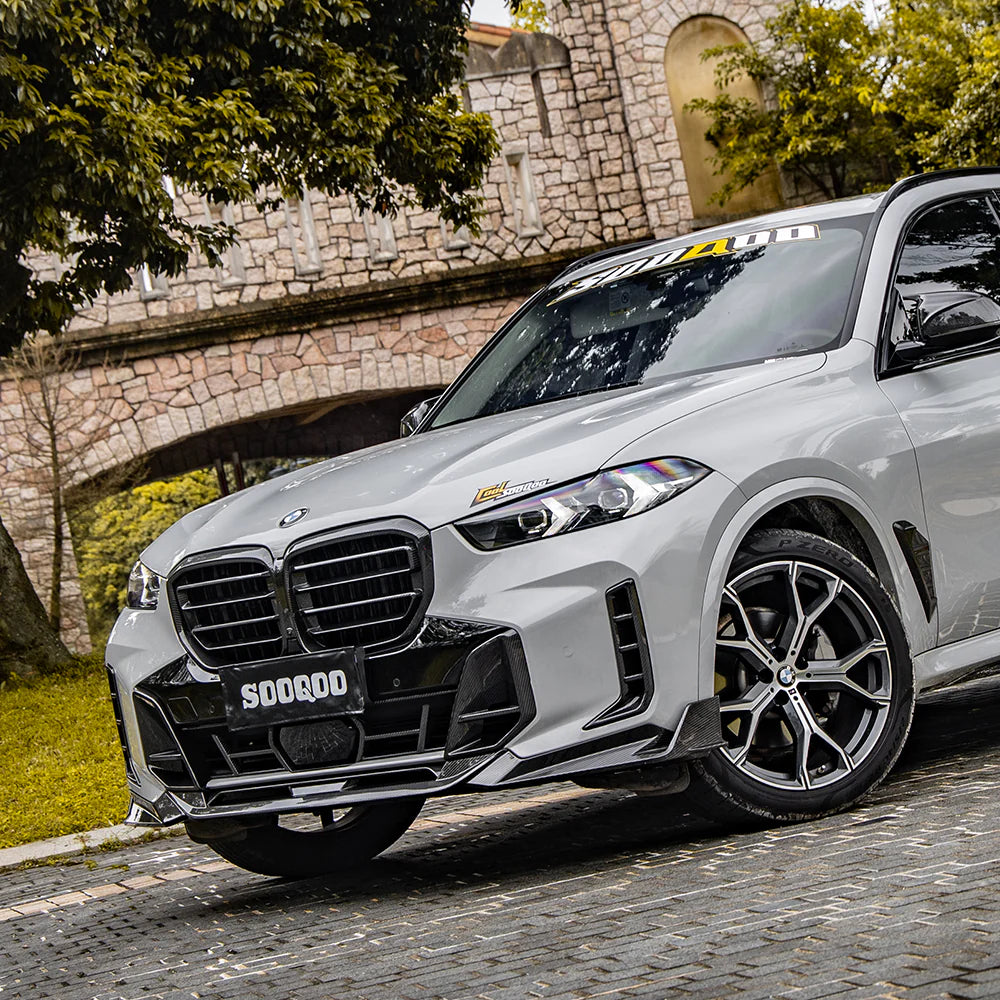 SOOQOO Carbon Fiber Front Lip - Compatible with BMW X5 LCI (G05) - SOOQOO Official Front Lip