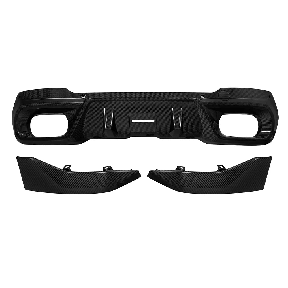 SOOQOO Carbon Fiber Rear Diffuser - Compatible with BMW X3 (G45) - SOOQOO Official Rear Diffuser
