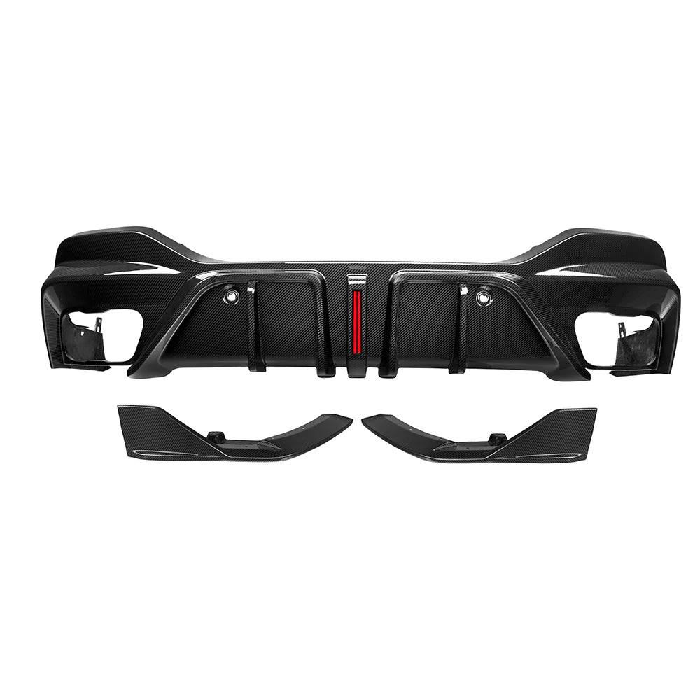 SOOQOO Carbon Fiber Rear Diffuser - Compatible with BMW X6 (G06) - SOOQOO Official Rear Diffuser
