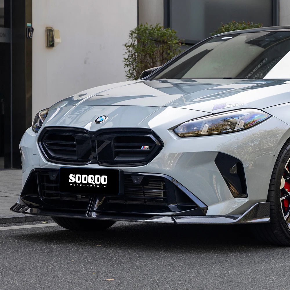 SOOQOO Carbon Fibre Front Lip Spoiler - Compatible with BMW 2 Series (F74) - SOOQOO Official Front Lip