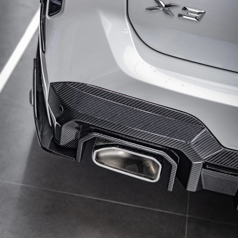 SOOQOO Carbon Fibre Rear Diffuser - Compatible with BMW X3 (G01) - SOOQOO Official Rear Diffuser