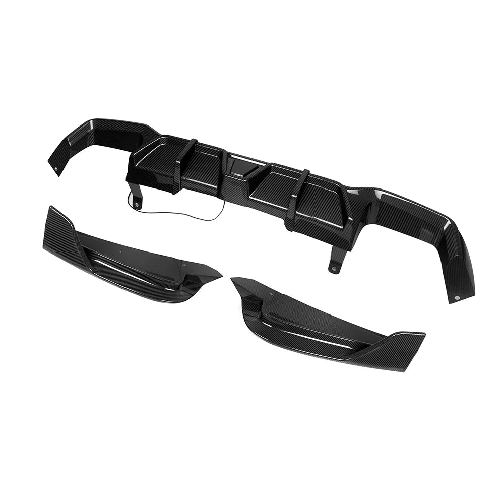 SOOQOO Carbon Fibre Rear Diffuser - Compatible with BMW X4 LCI (G02) - SOOQOO Official Front Lip