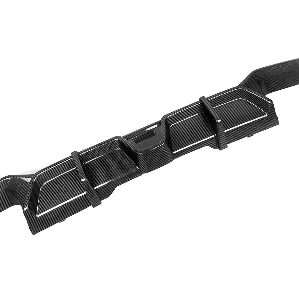 SOOQOO Carbon Fibre Rear Diffuser - Compatible with BMW X4 LCI (G02) - SOOQOO Official Front Lip