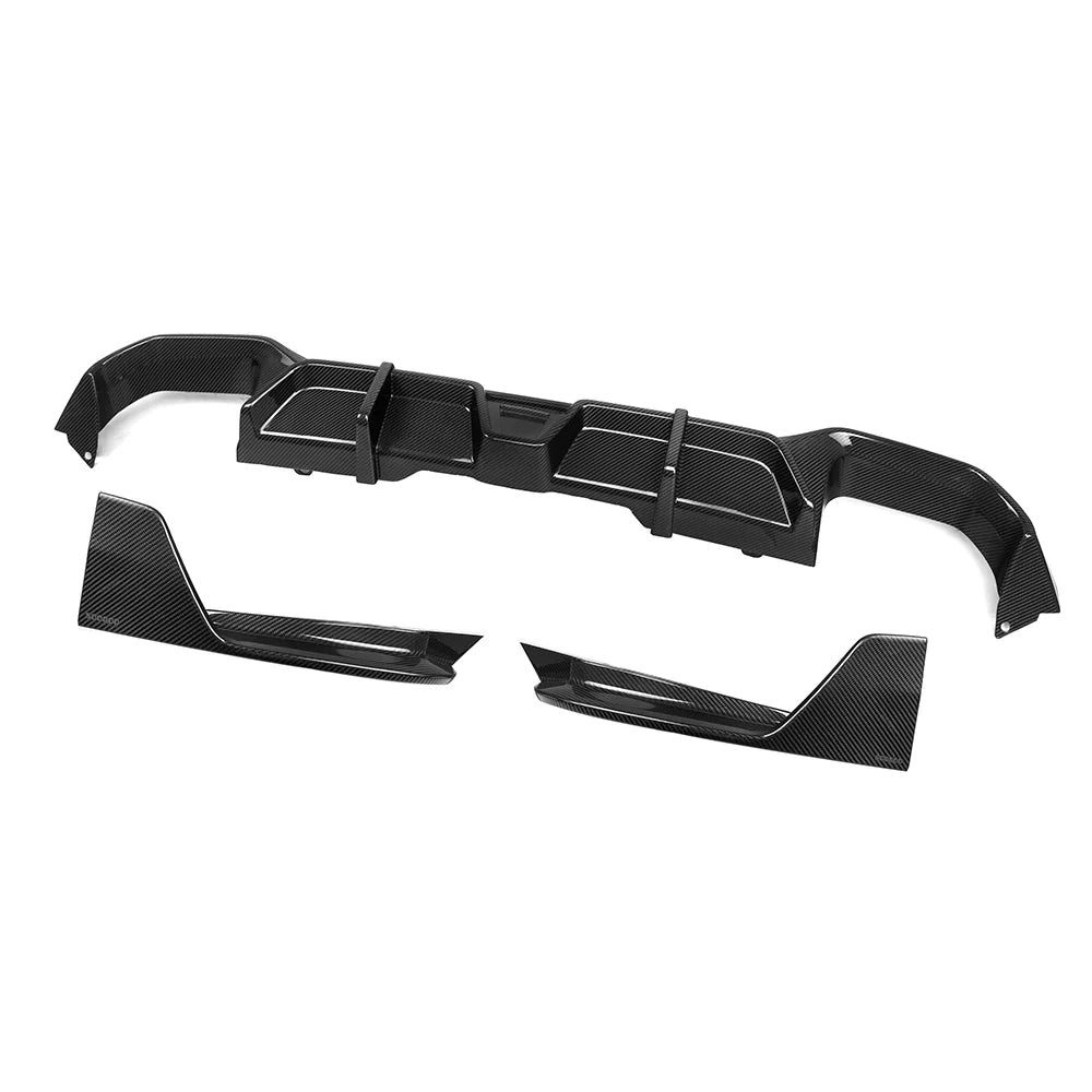 SOOQOO Carbon Fibre Rear Diffuser - Compatible with BMW X4 LCI (G02) - SOOQOO Official Front Lip