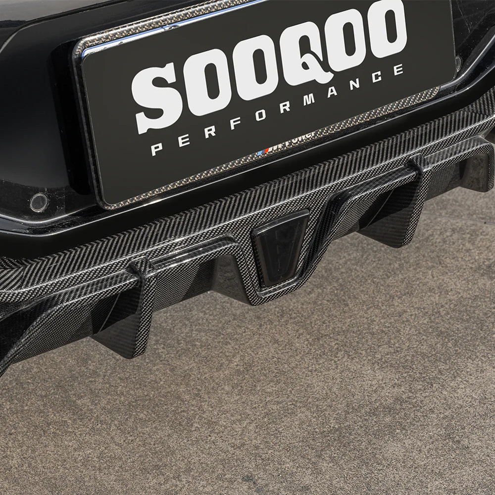 SOOQOO Carbon Fibre Rear Diffuser - Compatible with BMW X4M (F98) - SOOQOO Official Rear Diffuser