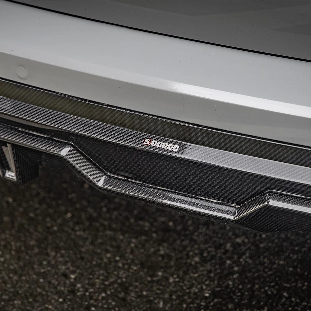 SOOQOO Carbon Fibre Rear Diffuser - Compatible with BMW X5 (G05) - Twenty Two Tuning Rear Diffuser