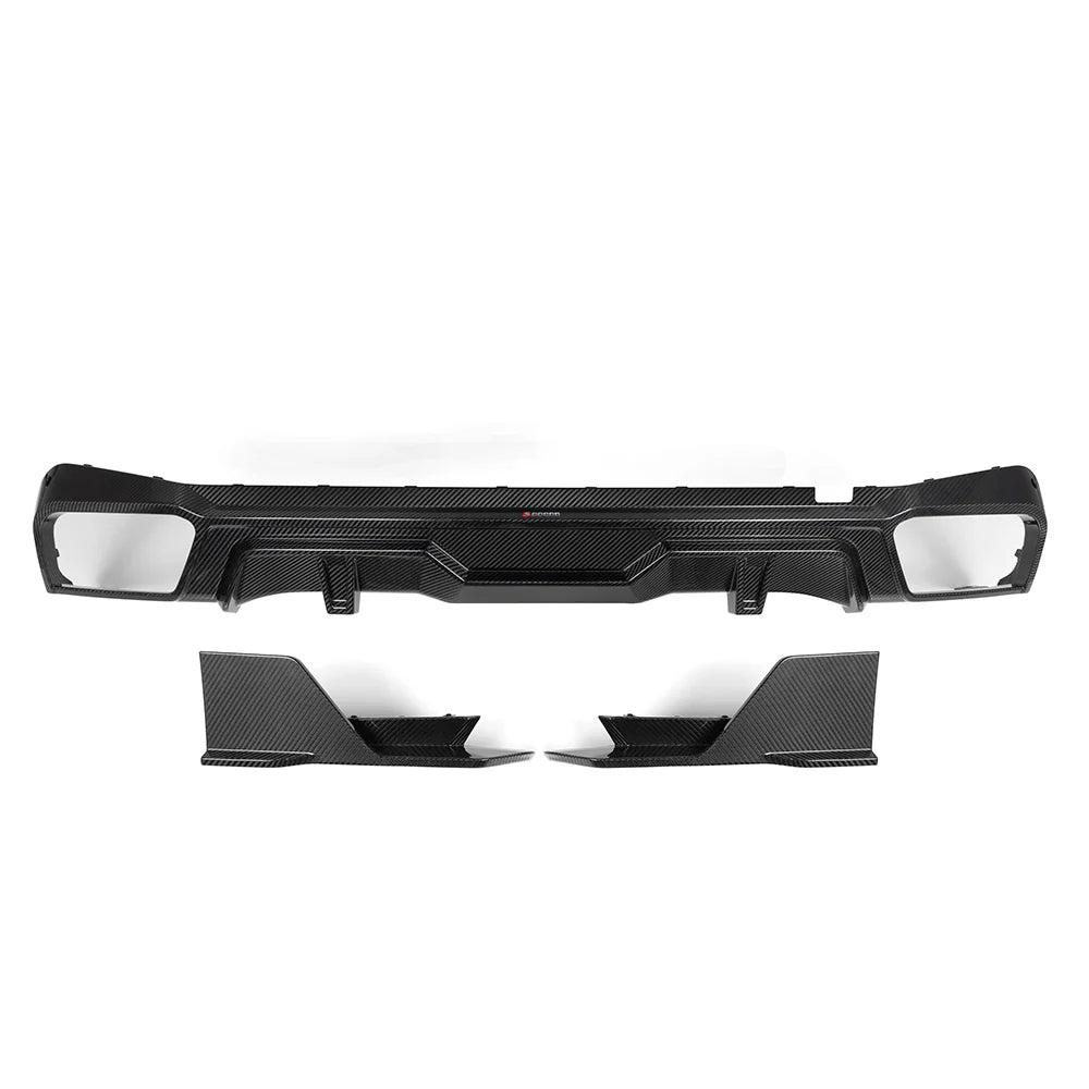 SOOQOO Carbon Fibre Rear Diffuser - Compatible with BMW X5 (G05) - Twenty Two Tuning Rear Diffuser