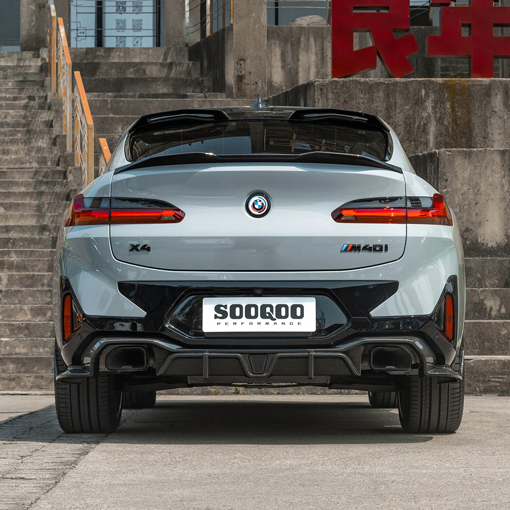 SOOQOO Carbon Fibre Rear Mid Spoiler - Compatible with BMW X4/X4M (G02/F98) - SOOQOO Official Rear Spoiler