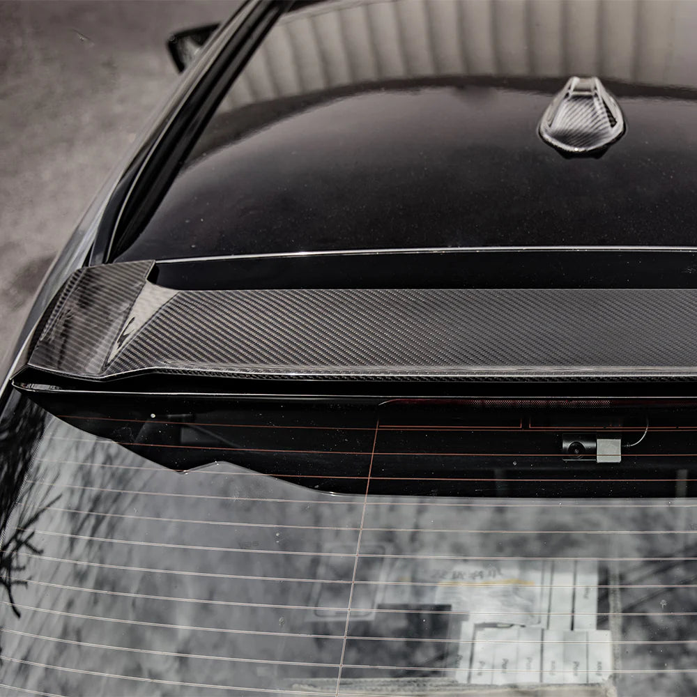SOOQOO Carbon Fibre Rear Roof Spoiler - Compatible with BMW M3 (G81) - SOOQOO Official Rear Spoiler