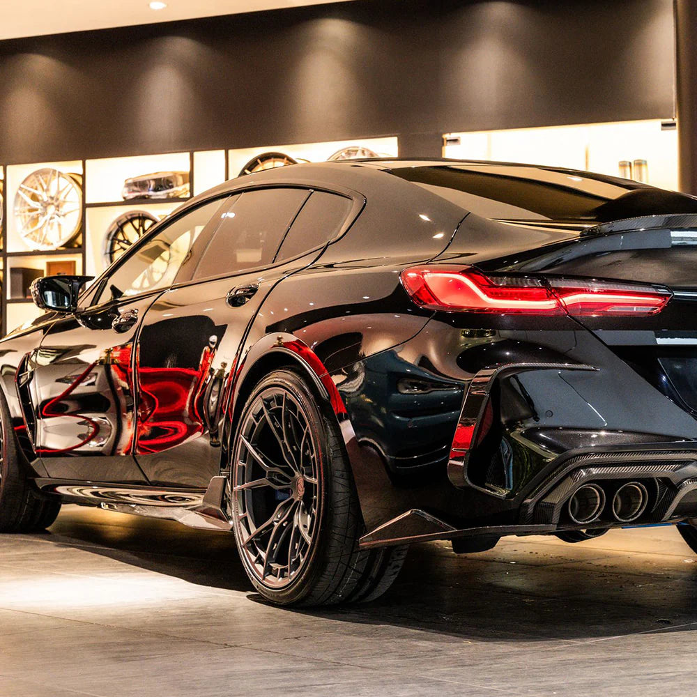 SOOQOO Carbon Fibre Side Skirt Extensions - Compatible with BMW M8 (F91/F92/F93) - SOOQOO Official Side Skirts