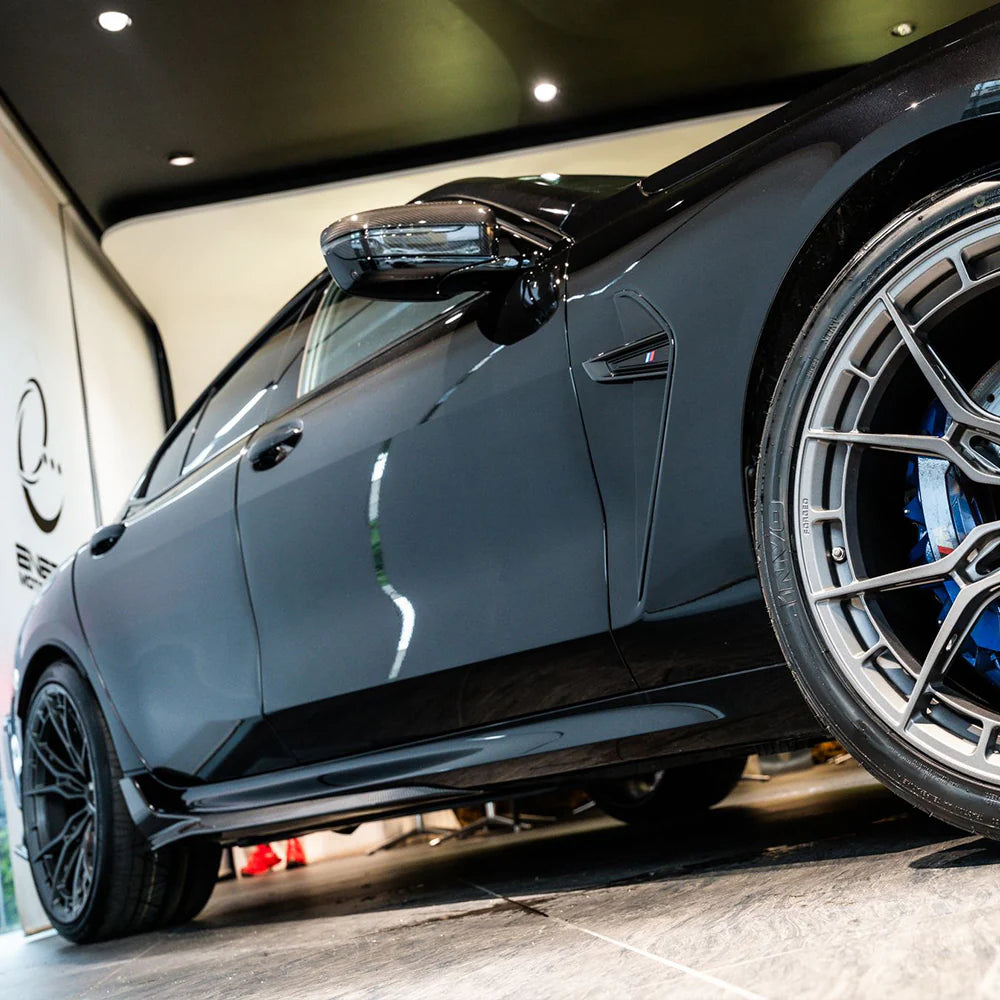 SOOQOO Carbon Fibre Side Skirt Extensions - Compatible with BMW M8 (F91/F92/F93) - SOOQOO Official Side Skirts