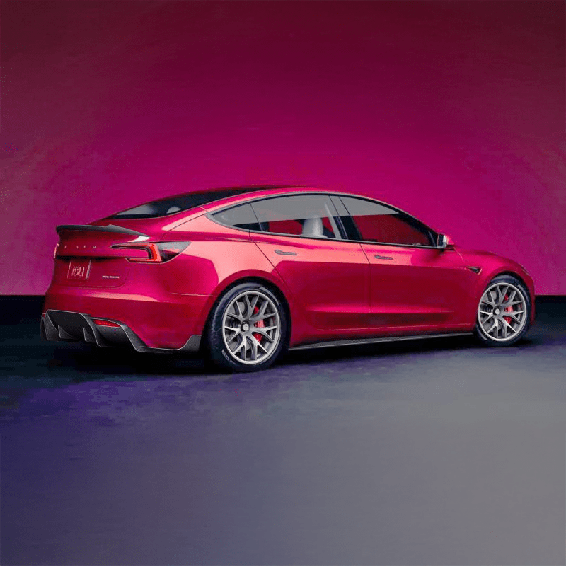 Tesla Model 3 (LCI) TTT Carbon Fiber Rear Trunk Spoiler - Twenty Two Tuning Rear Spoiler