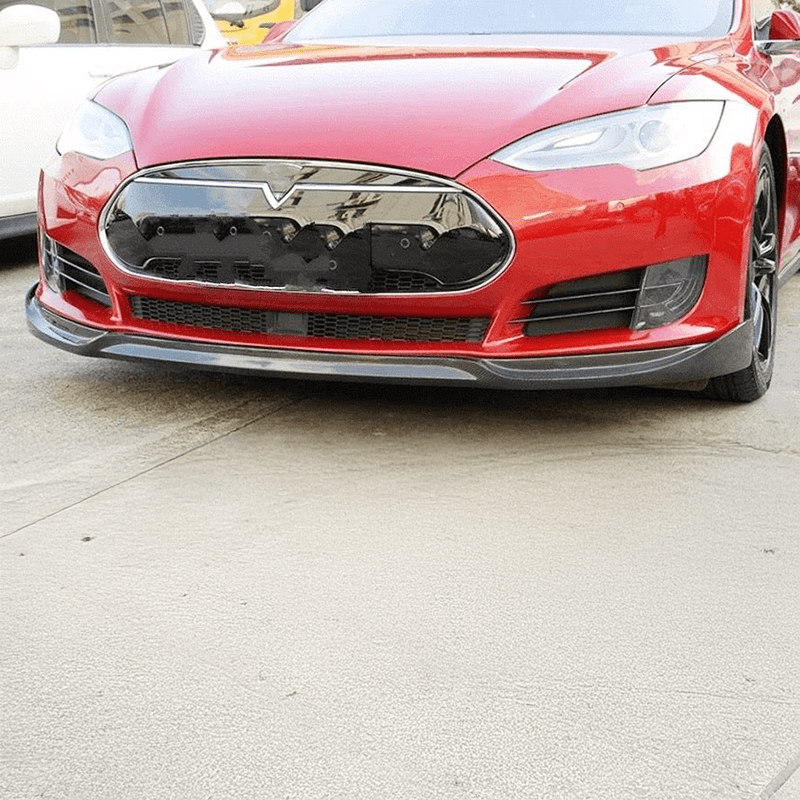 Tesla Model S (PFL) MTC Style Carbon Fibre Front Lip - Twenty Two Tuning Front Lip