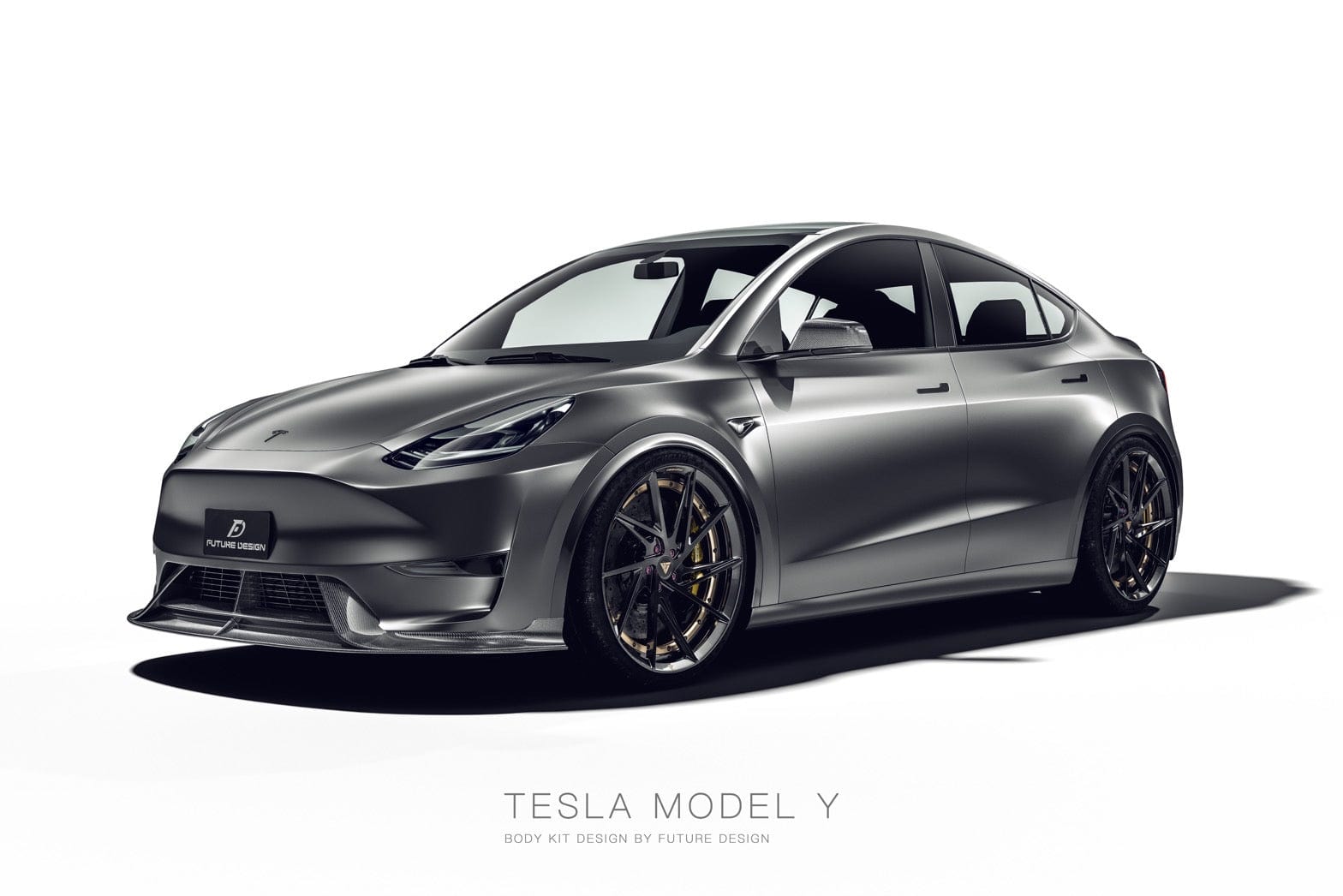 Tesla Model Y Future Design Carbon Fibre Full Kit - Future Design Full Styling Kit