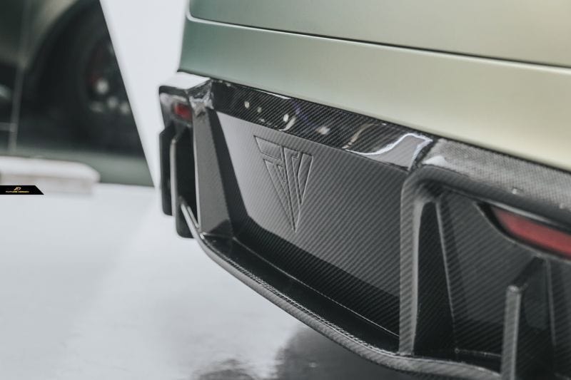Tesla Model Y Future Design Carbon Fibre Rear Diffuser - Future Design Rear Diffuser