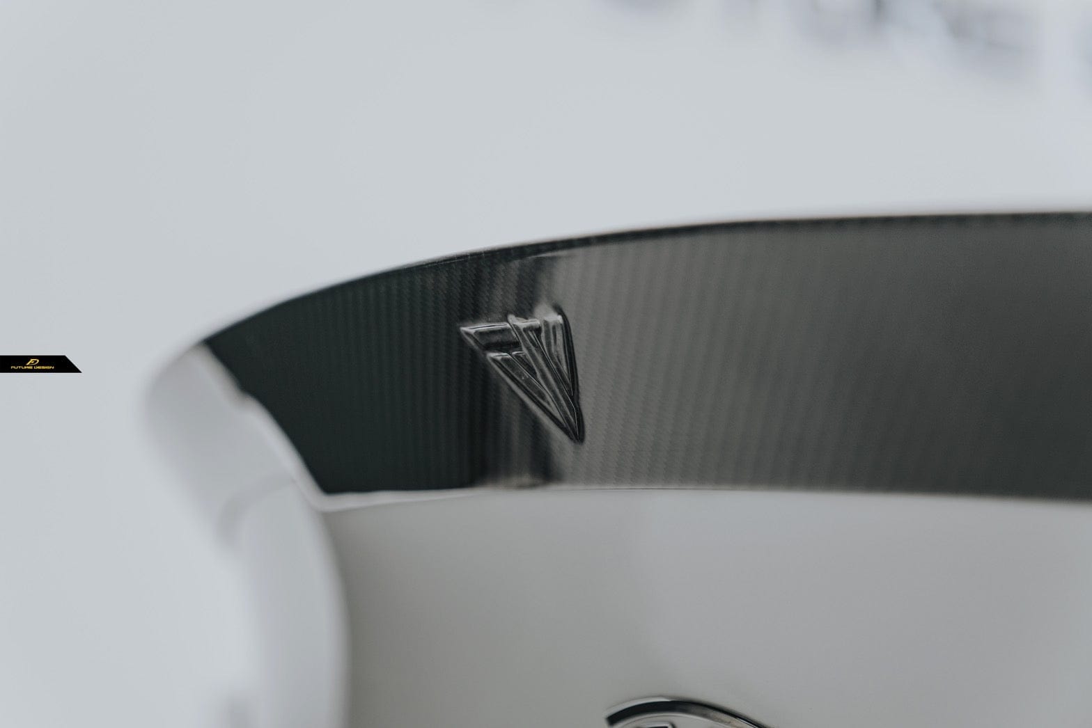 Tesla Model Y Future Design V2 Carbon Fibre Rear Trunk Spoiler - Future Design Rear Spoiler