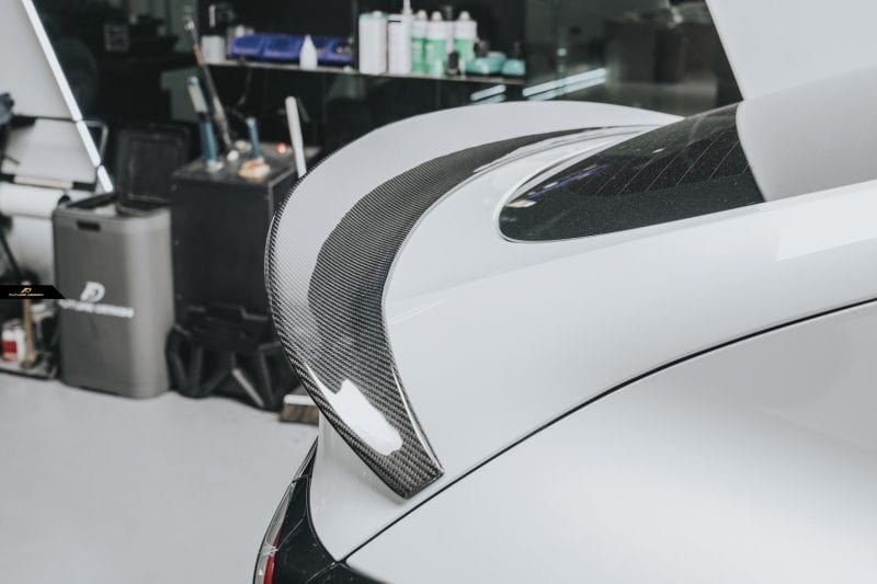 Tesla Model Y Future Design V2 Carbon Fibre Rear Trunk Spoiler - Future Design Rear Spoiler