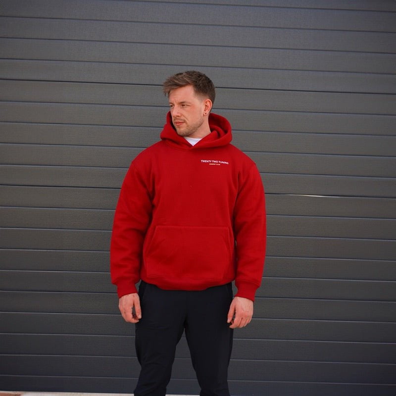 Twenty Two Tuning Owners Club Hoodie Maroon - Twenty Two Tuning Clothing