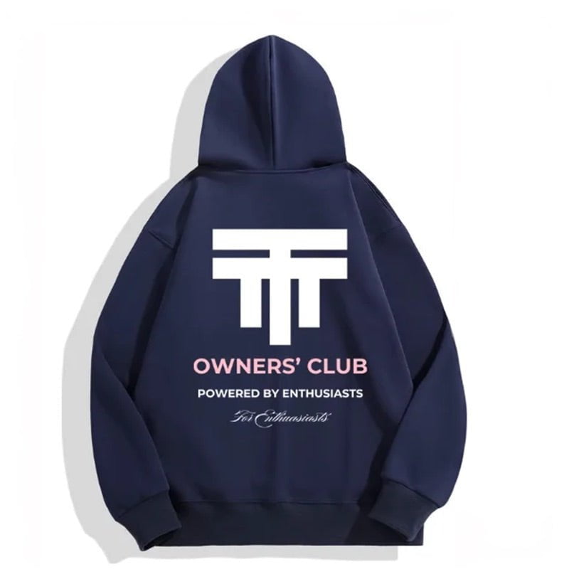 Twenty Two Tuning Owners Club Hoodie Navy Blue - Twenty Two Tuning Clothing