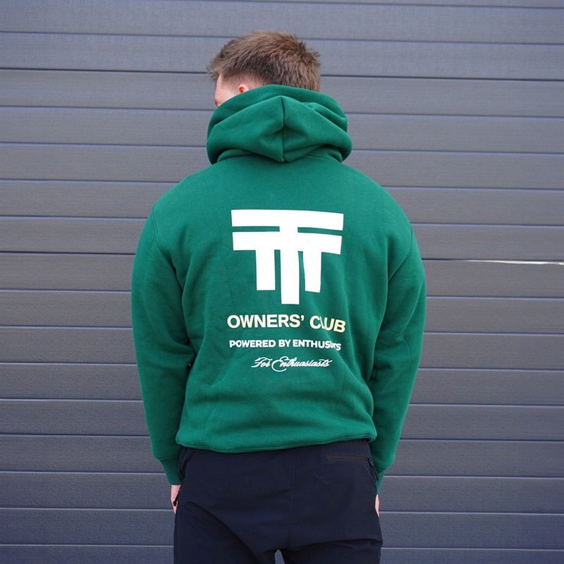 Twenty Two Tuning Owners Club Hoodie Pine Green - Twenty Two Tuning Clothing