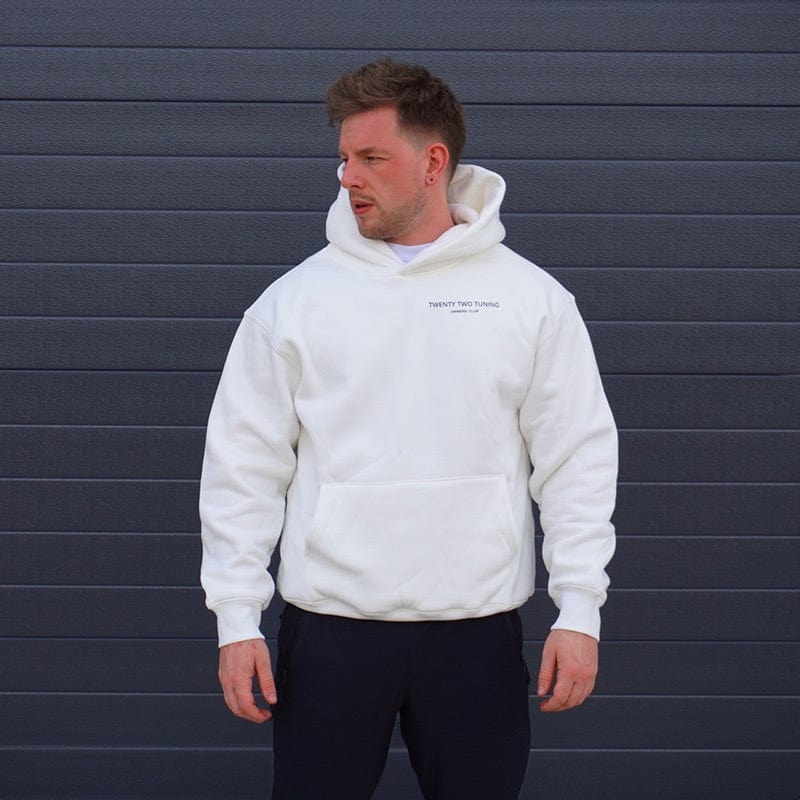 Twenty Two Tuning Owners Club Hoodie White - Twenty Two Tuning Clothing