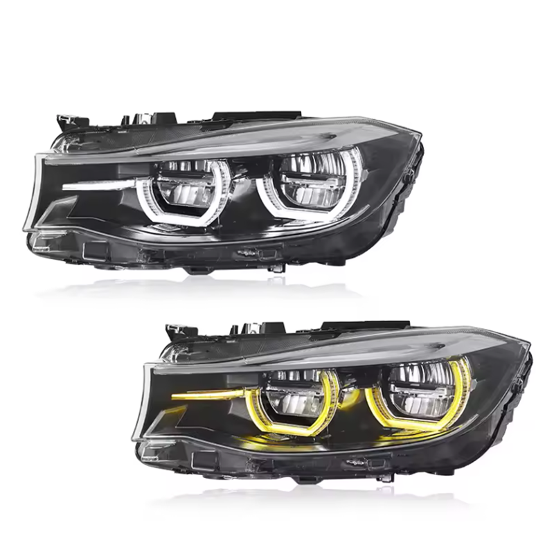 V2 stil frontlysoppgradering (plug and play) - Kompatibel med BMW 3-serie (F34)