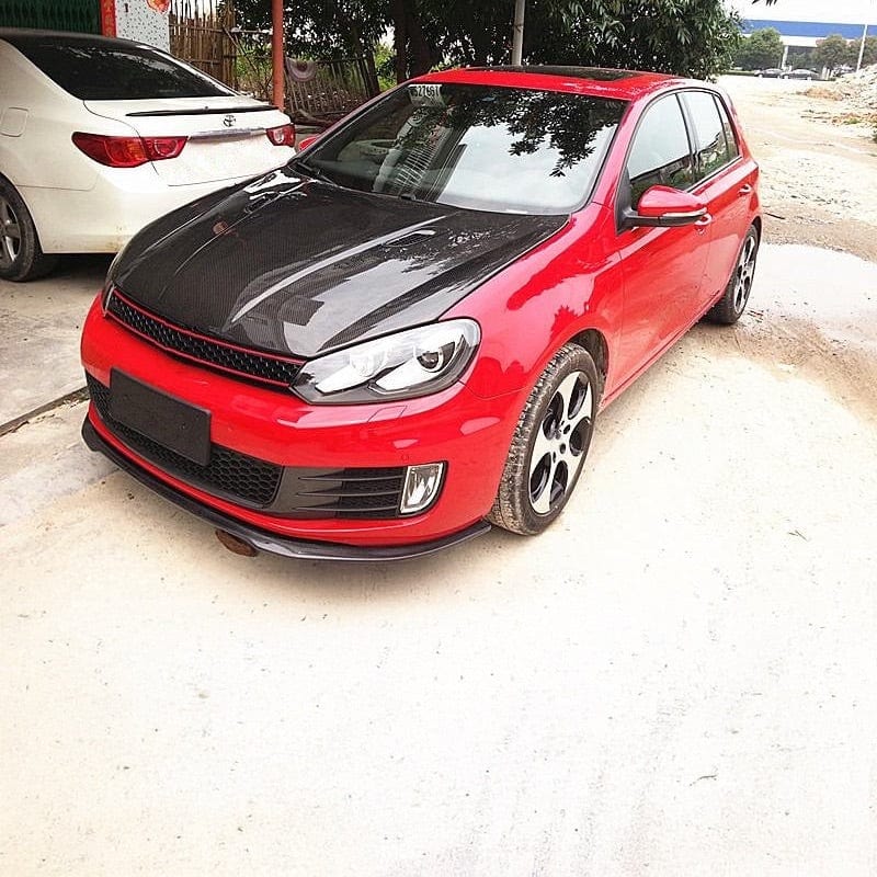 Volkswagen Golf GTI/GTD (Mk6) REVOZPORT Style Carbon Fiber Front Lip - Twenty Two Tuning Front Lip