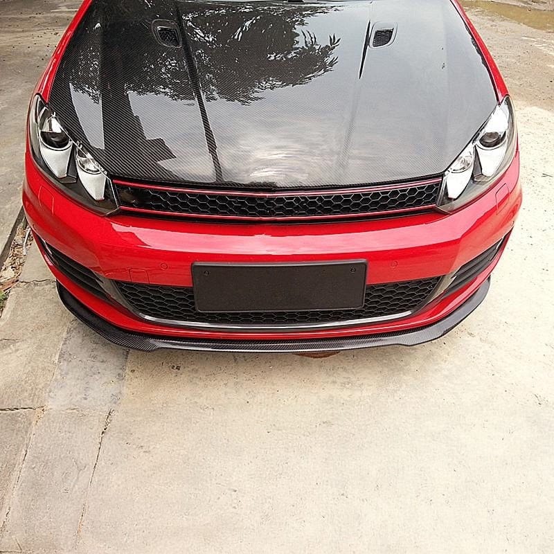 Volkswagen Golf GTI/GTD (Mk6) REVOZPORT Style Carbon Fiber Front Lip - Twenty Two Tuning Front Lip