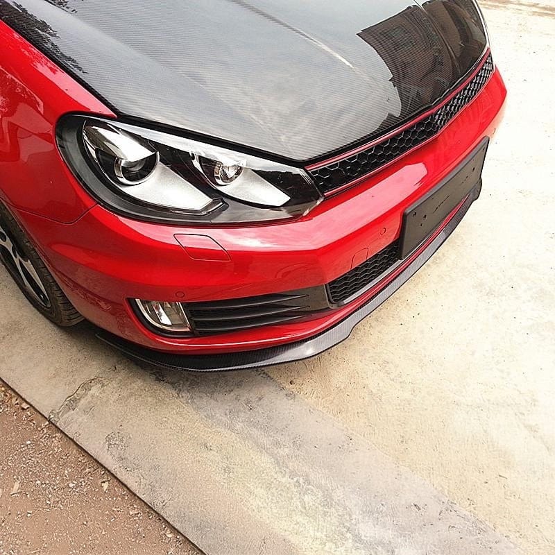 Volkswagen Golf GTI/GTD (Mk6) REVOZPORT Style Carbon Fiber Front Lip - Twenty Two Tuning Front Lip