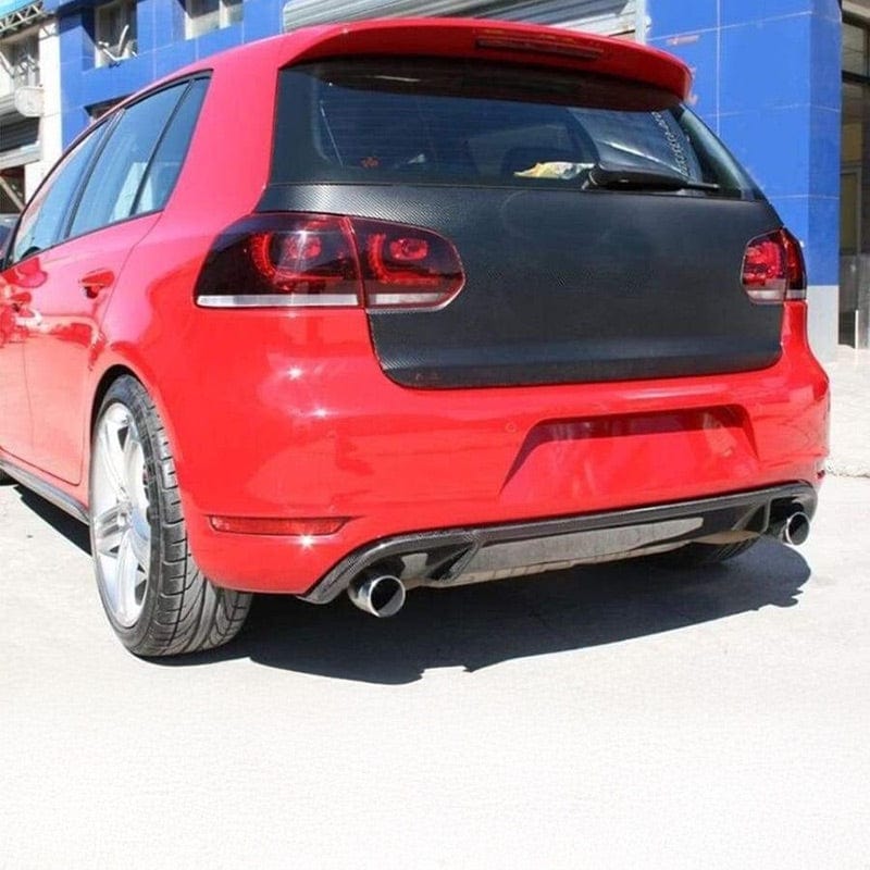 Volkswagen Golf GTI (MK6) OEM+ Style Carbon Fiber Rear Diffuser - Twenty Two Tuning Rear Diffuser