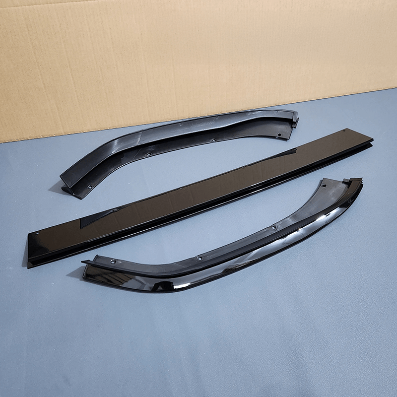 Volkswagen Golf GTI (Mk7.5) TCR Style Gloss Black Front Lip Spoiler - Twenty Two Tuning Side Skirts