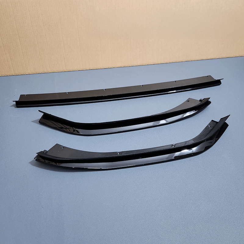 Volkswagen Golf GTI (Mk7.5) TCR Style Gloss Black Front Lip Spoiler - Twenty Two Tuning Side Skirts