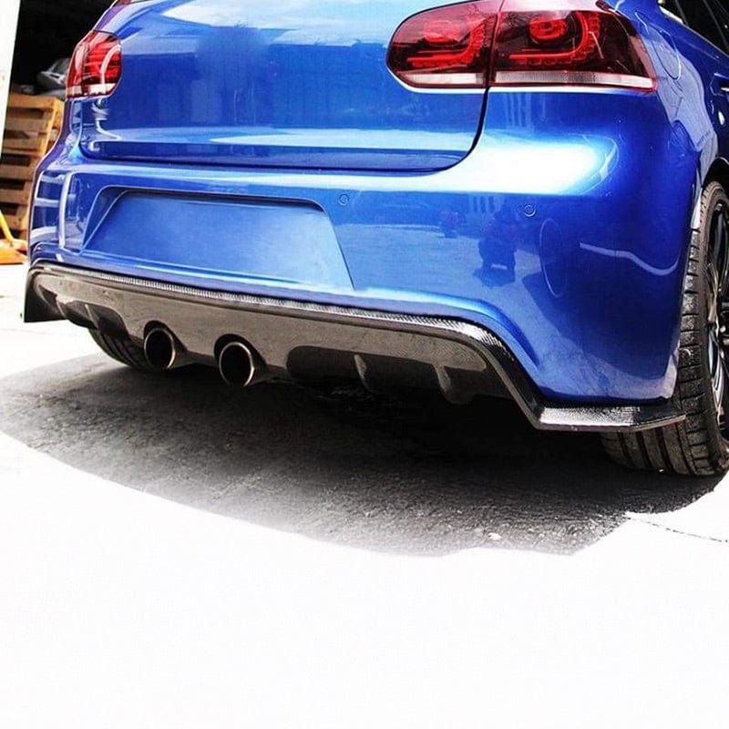 Volkswagen Golf R (Mk6) MTC Style Carbon Fiber Diffuser - Twenty Two Tuning Rear Diffuser