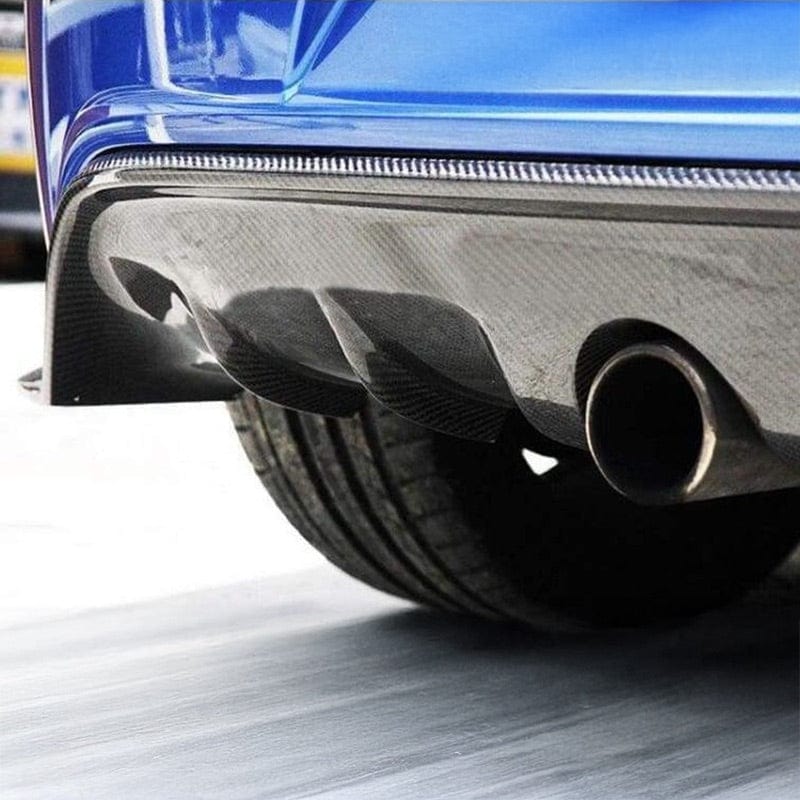 Volkswagen Golf R (Mk6) MTC Style Carbon Fiber Diffuser - Twenty Two Tuning Rear Diffuser