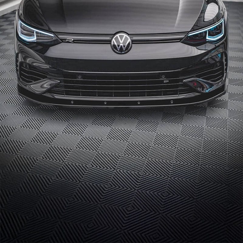 Volkswagen Golf R (Mk8) Maxton Style Carbon Fibre Front Lip Spoiler - Twenty Two Tuning Front Lip