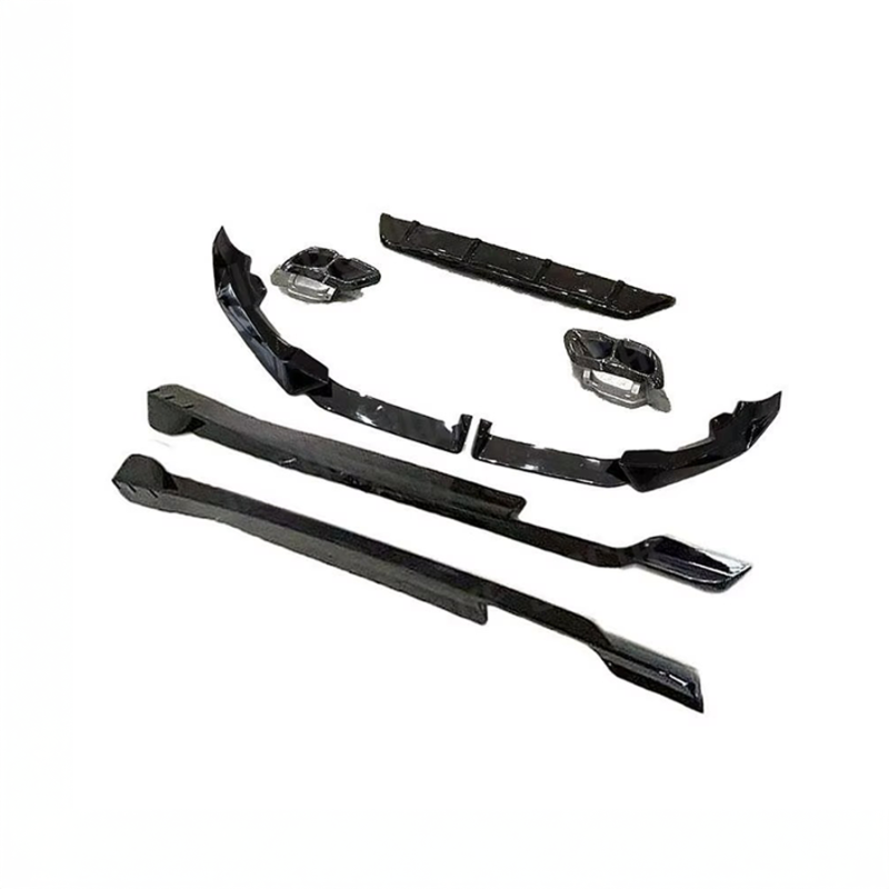 V1 Gloss Black Full Lower Styling Kit Compatible With BMW X6 LCI (G06)