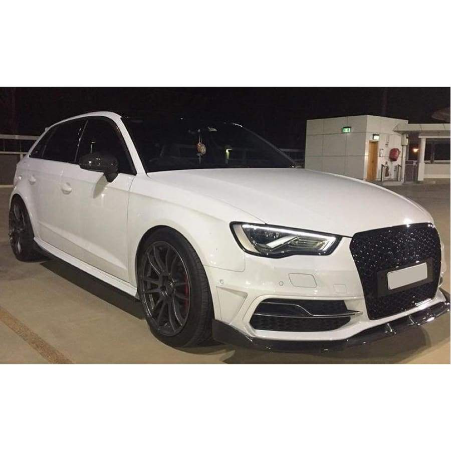 Audi A3/S3 (8V) S Line Hatchback Pre-Facelift Carbon Fibre Side Skirts - Twenty Two Tuning Side Skirts