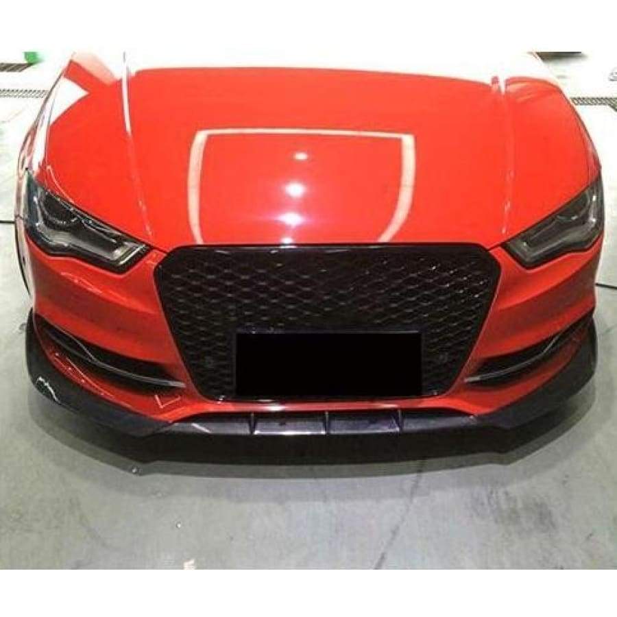 Audi A3/S3 (8V) S Line Saloon Carbon Fibre Front Lip Spoiler - Twenty Two Tuning Front Lip