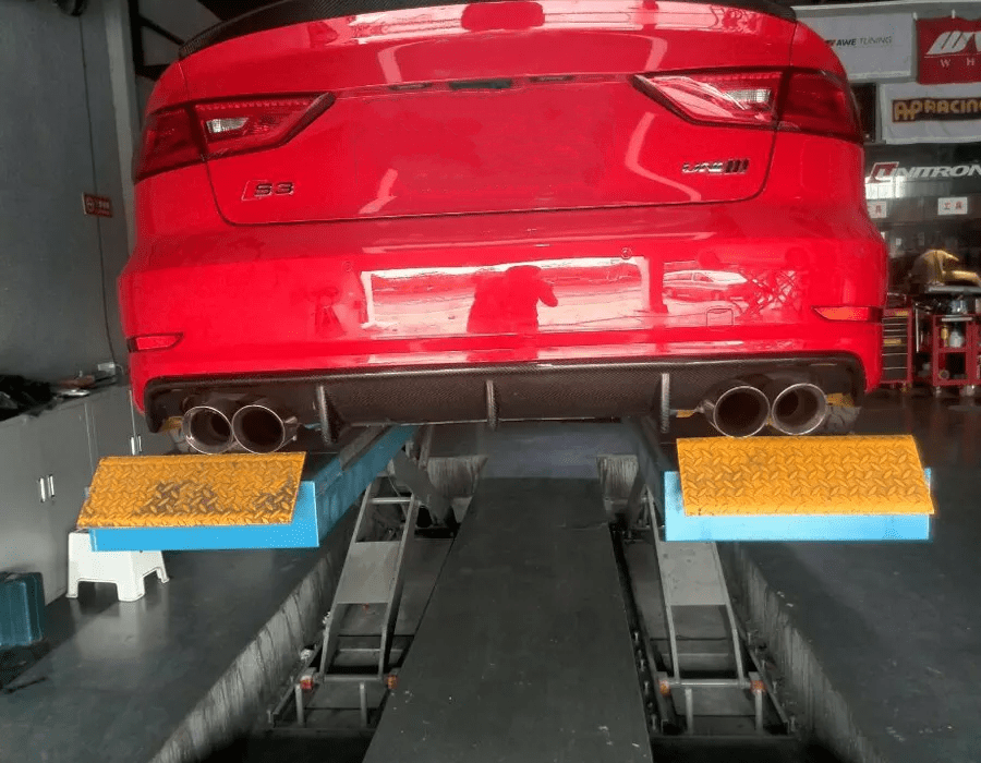 Audi A3/S3 (8V) S Line Saloon Pre-Facelift Carbon Fibre Rear Diffuser - Twenty Two Tuning Rear Diffuser