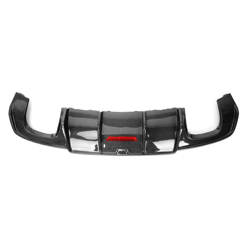 Audi A3/S3 (8V) Saloon Facelift Karbel Style Carbon Fibre Rear Diffuser - Twenty Two Tuning Rear Diffuser