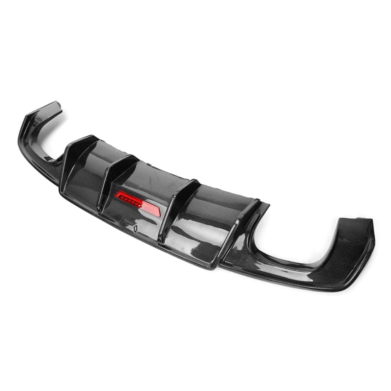 Audi A3/S3 (8V) Saloon Facelift Karbel Style Carbon Fibre Rear Diffuser - Twenty Two Tuning Rear Diffuser